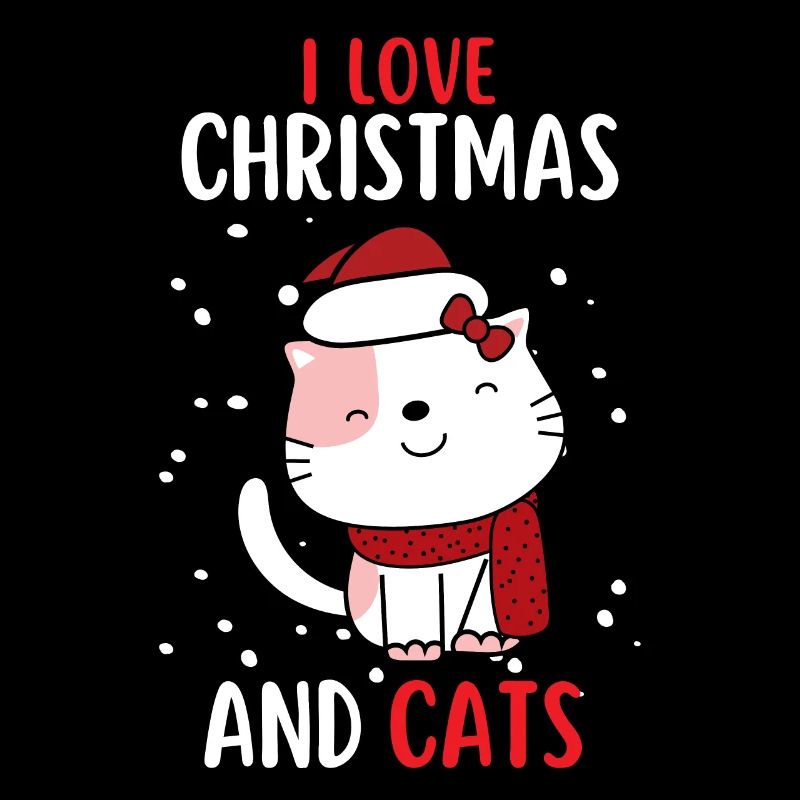 J’aime Noël et Chats Chat Noël