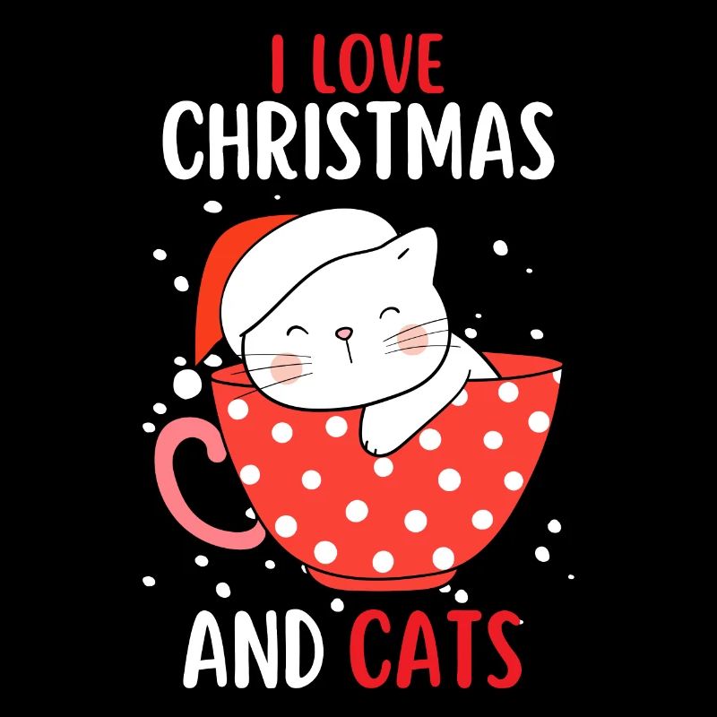 J’aime Noël et Chats Chat Noël