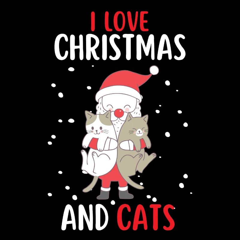 J’aime Noël et Chats Chat Noël