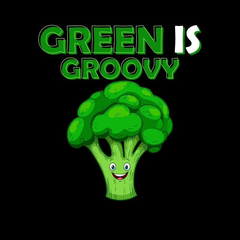 Green Is Groovy Vegetable Broccoli