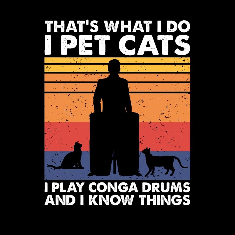 Pet Cats Play Conga Drums & Know Things