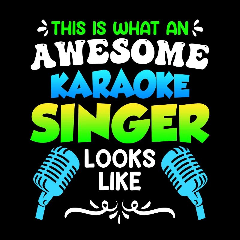 This is what a karaoke singer looks like from singing karaoke