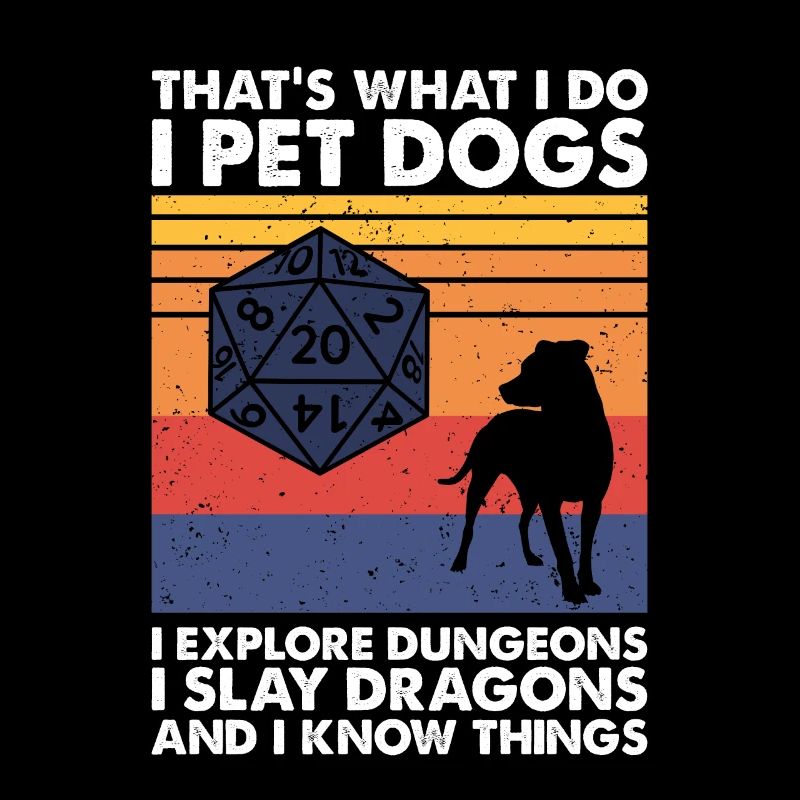 Dogs Explore Dungeons Slay Dragons Tabletop RPG