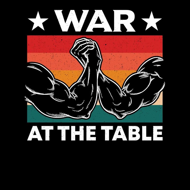Bras de fer War à la table pour le bras de fer F