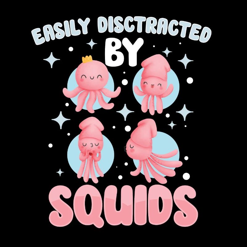 Squid Lovers Octopus Funny
