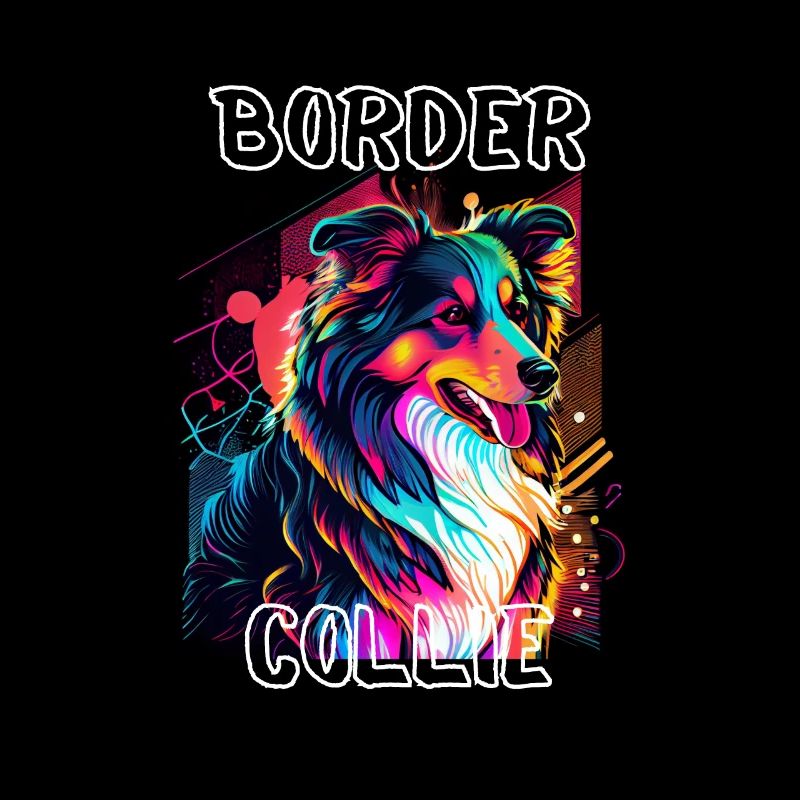 Style graffiti - Cooler Border Collie 5