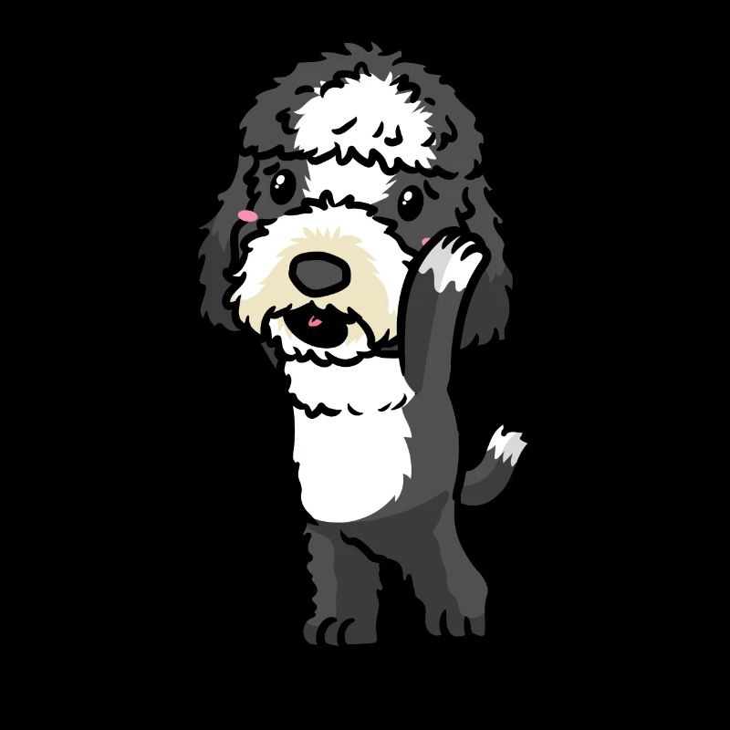 Sheepadoodle Hund Emoticon