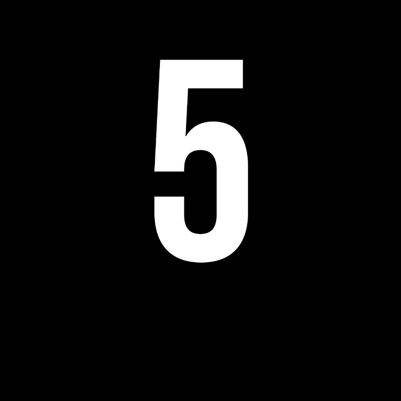 5 Chiffre Lettre Symbole Alphabet Initiale