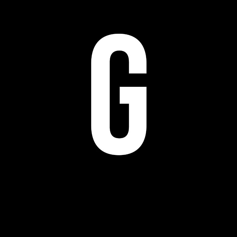 G Lettre Chiffre Symbole Alphabet Initiale