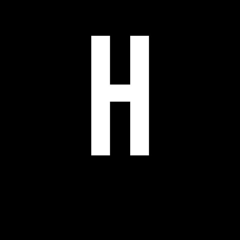 H Letter Number Symbol Alphabet Initial