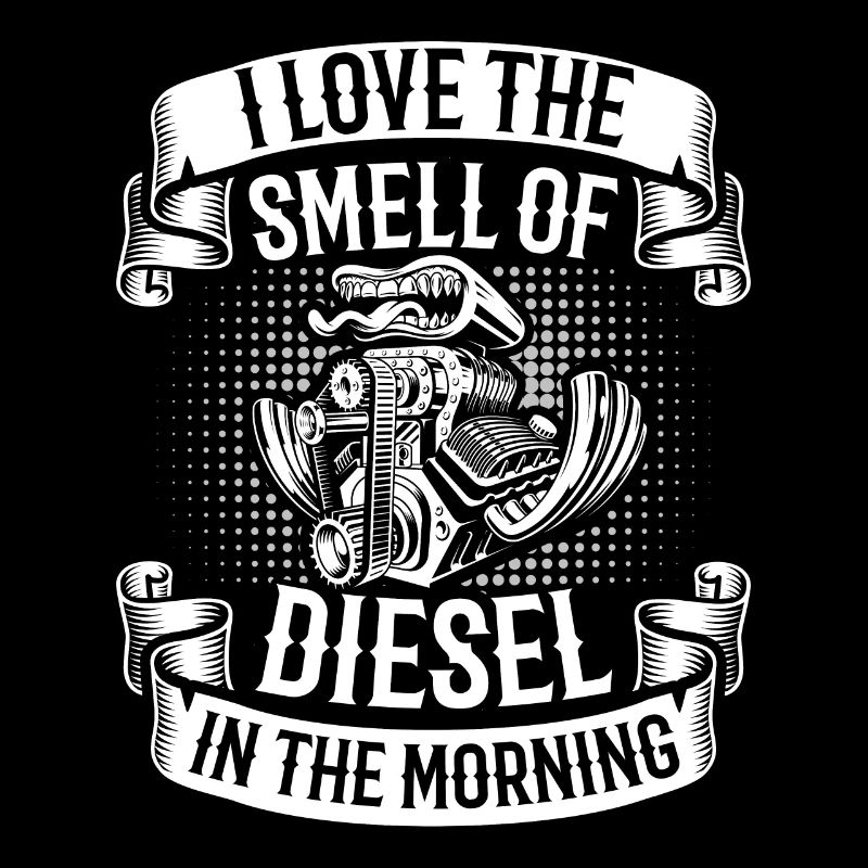J’adore l’odeur du diesel dans le mécanicien du matin