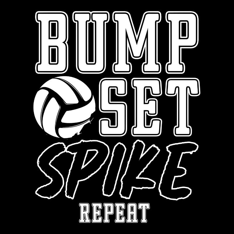 Bump Set Spike Répéter l’entraînement de l’équipe de volleyball