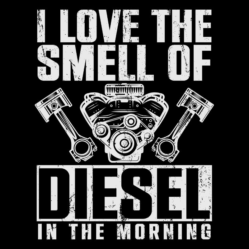 J’adore l’odeur du diesel dans le mécanicien du matin