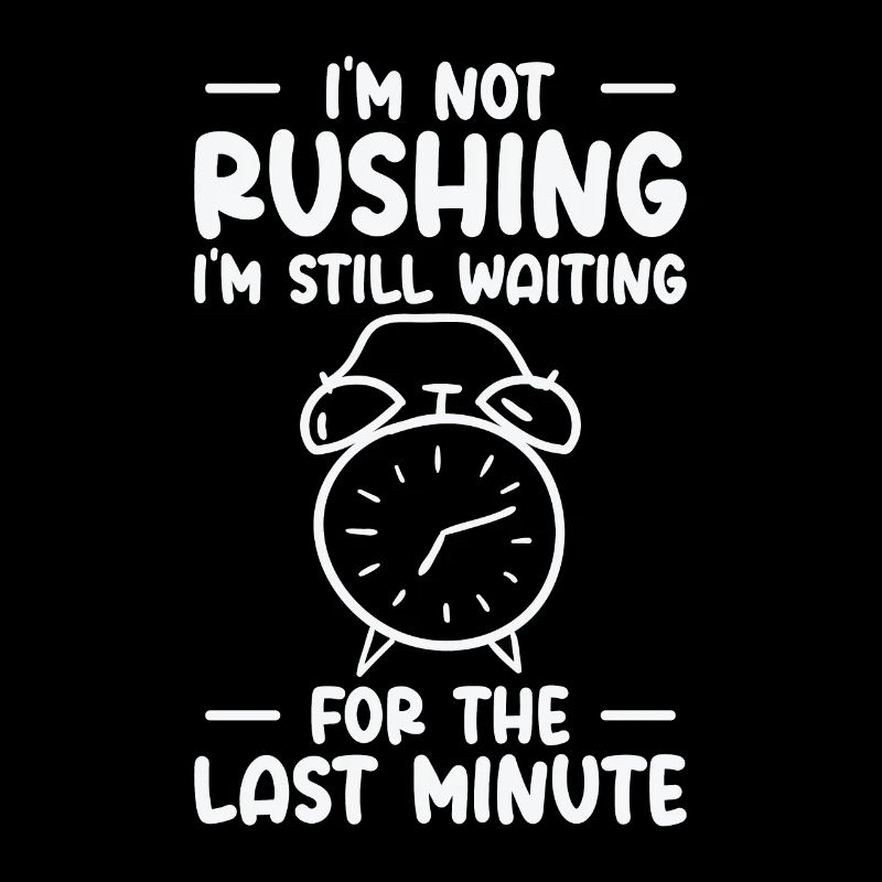 Procrastinating Alarm Clock Procrastinator Work