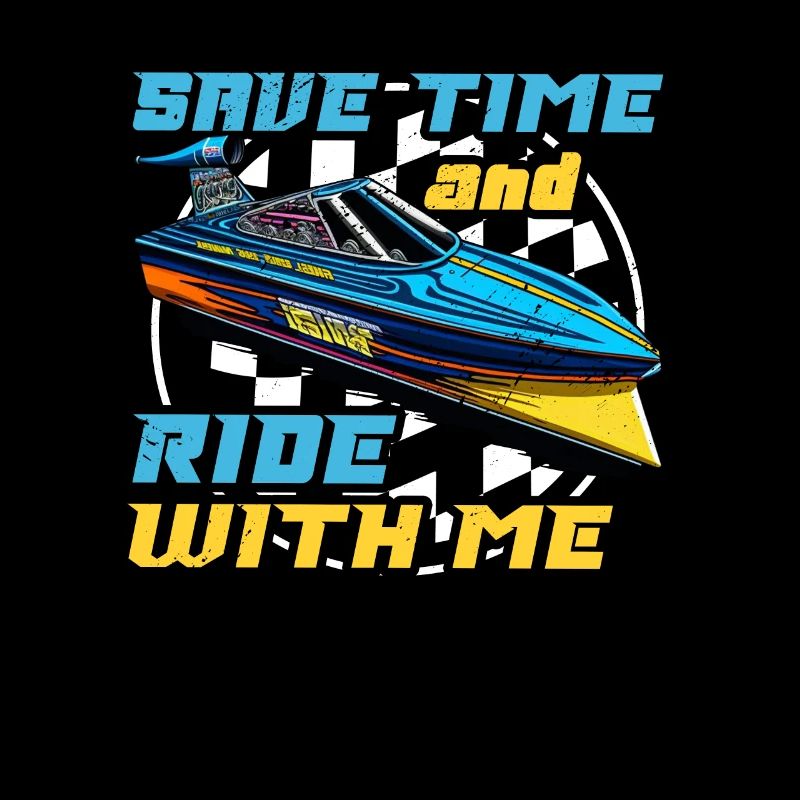 Drag Boat Racing Rennfahrer Schnellbootfahrer