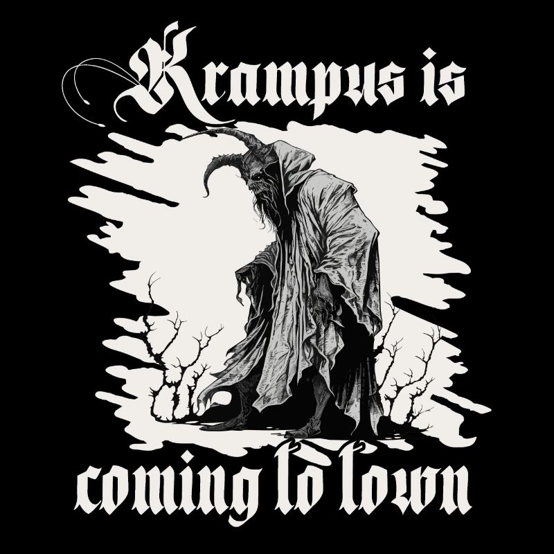 T-shirt Krampus pour la période la plus effrayante de l’année