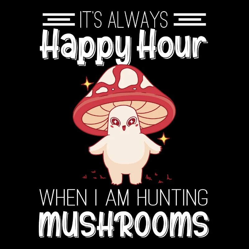 Cueilleurs de champignons et amis champignons