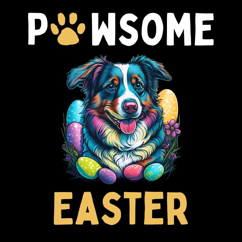 Australian Shepherd Easter Egg Hunter Gift Costume