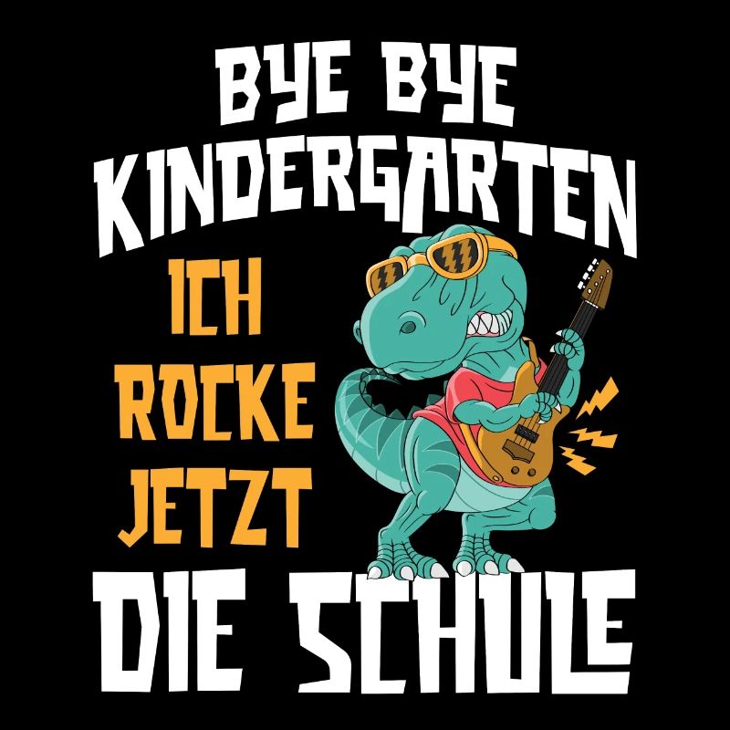 Schulkind 2023 Dino Bye Bye Kindergarten