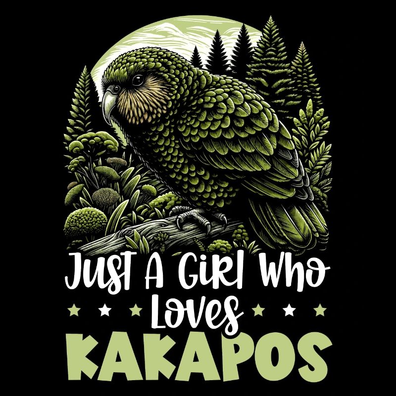 Kakapo Lover Neuseeland Eulenpapagei Vogel