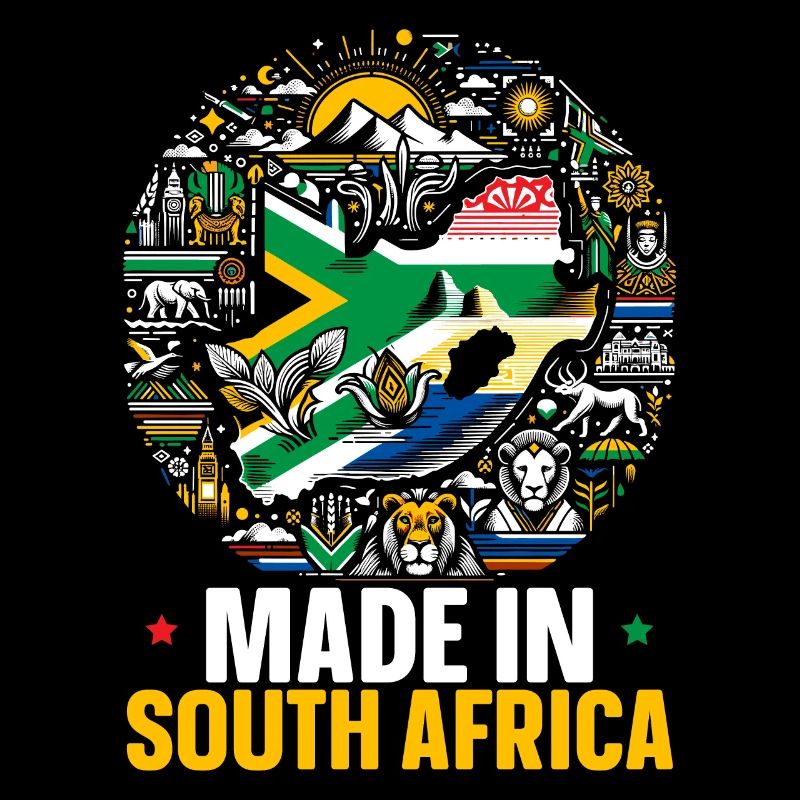 Fierté de l’Afrique du Sud Drapeau sud-africain