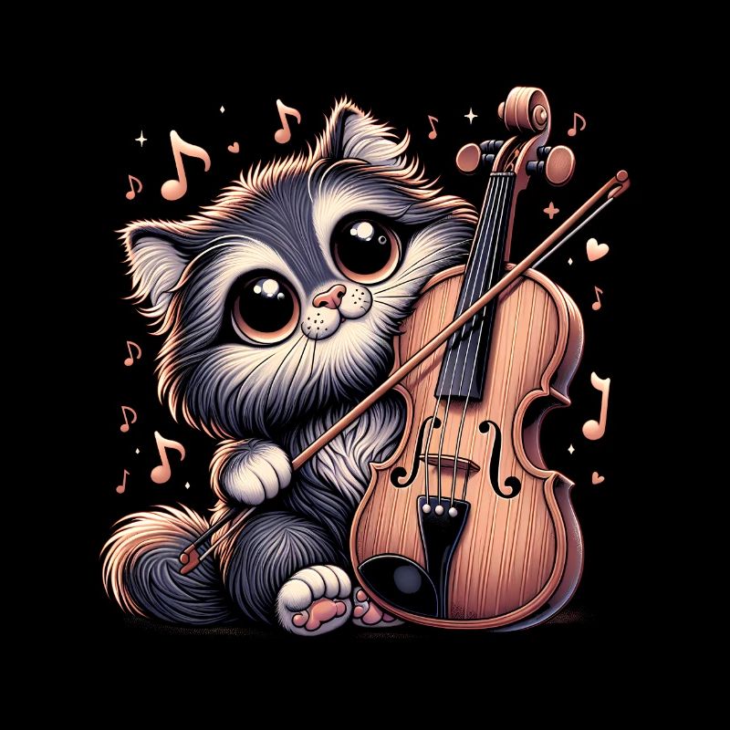 Violons chat