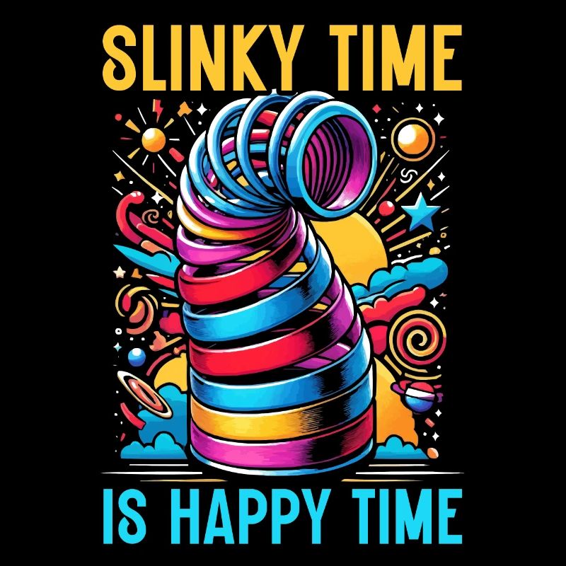 Slinky Treppenläufer Hyperspring 90s