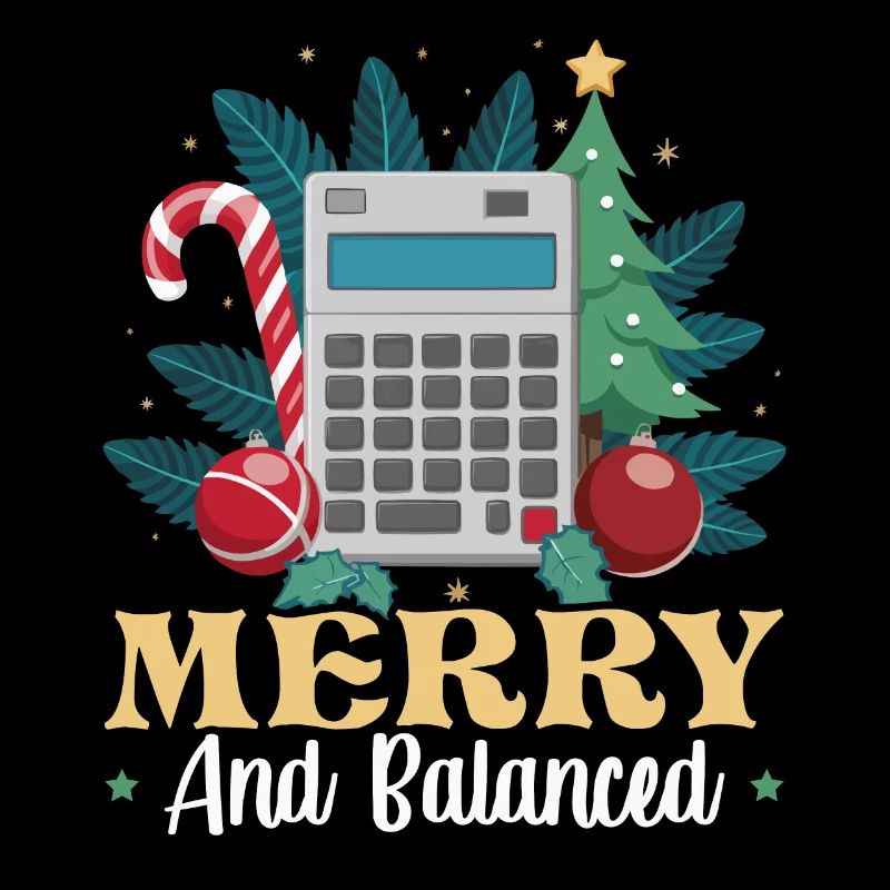 Comptable drôle Père Noël Contrôleur
