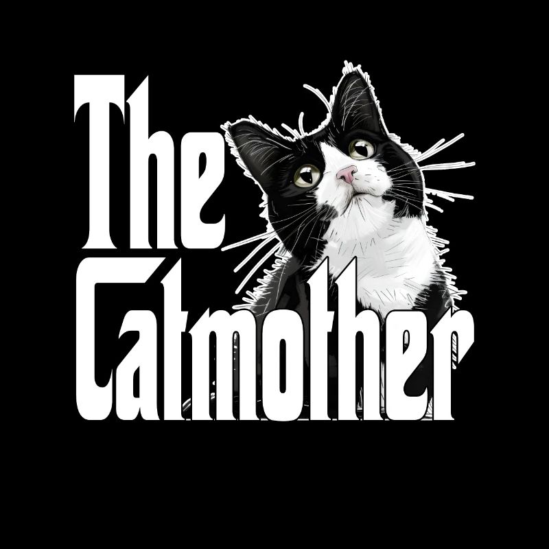 Katze Mutter La Catmother Chat Crazy Maman Maman