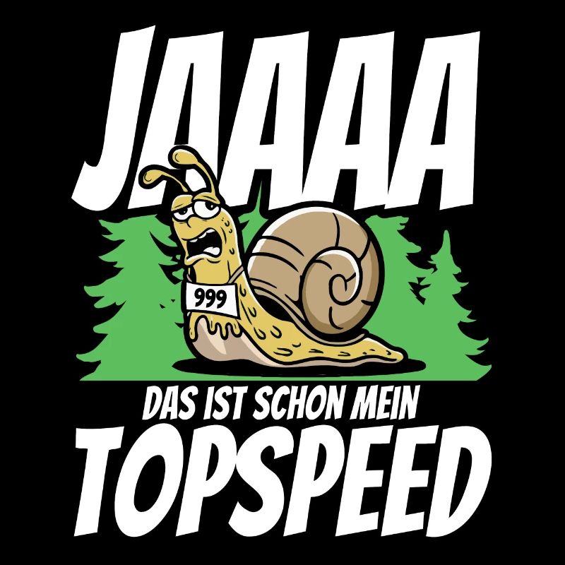 L’escargot de course dit oui, c’est déjà la vitesse de pointe