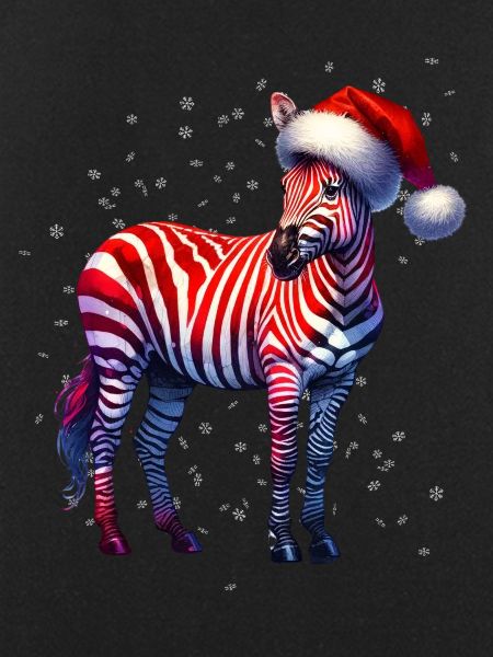 Christmas Zebra