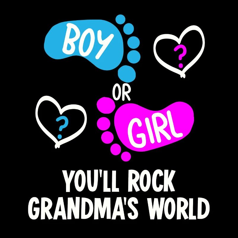 Babyparty Mädchen oder Junge Großmutter Oma