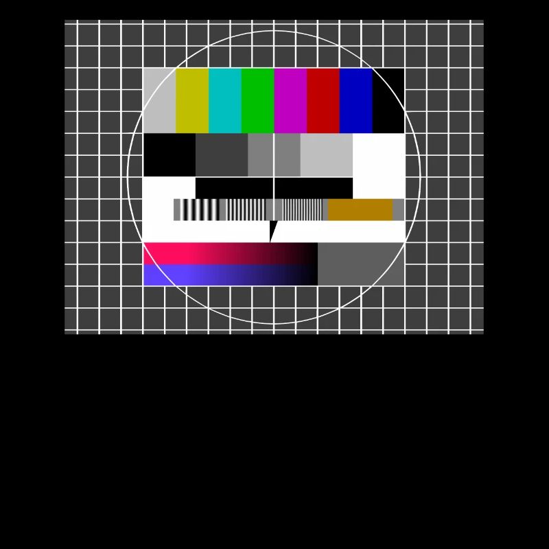 Testbild Sendepause 80er 80's