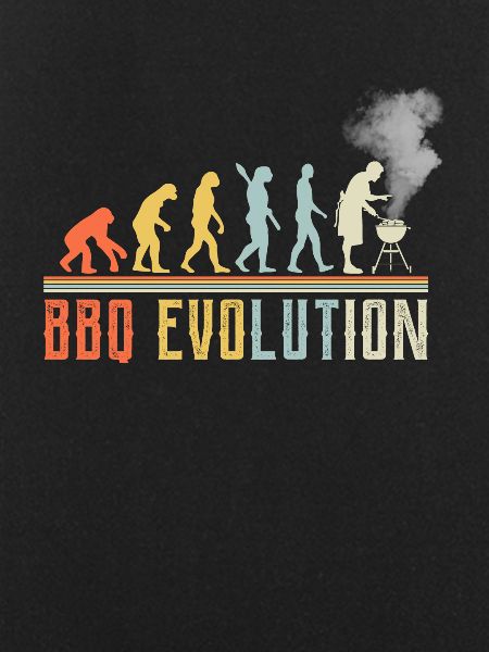 BBQ Evolution Funny Quote
