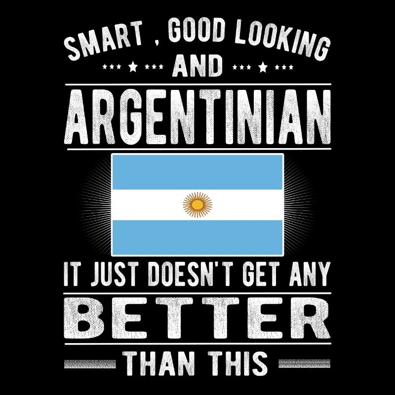 Fier Argentin né en Argentine Drapeau