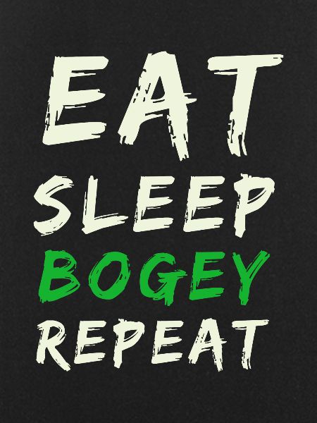 Eat sleep golf repeat