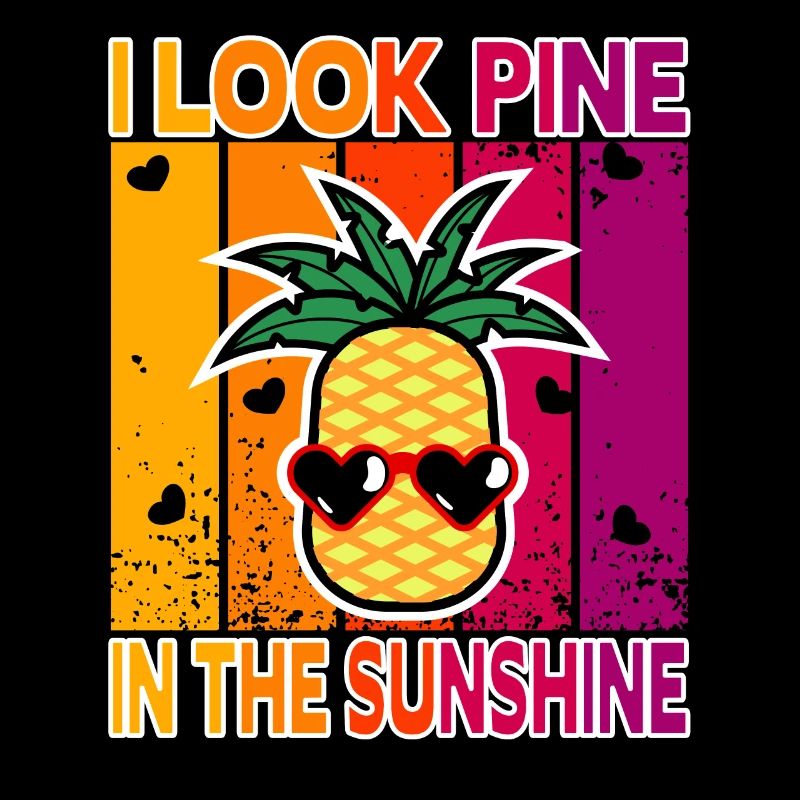 Je regarde le pin au soleil