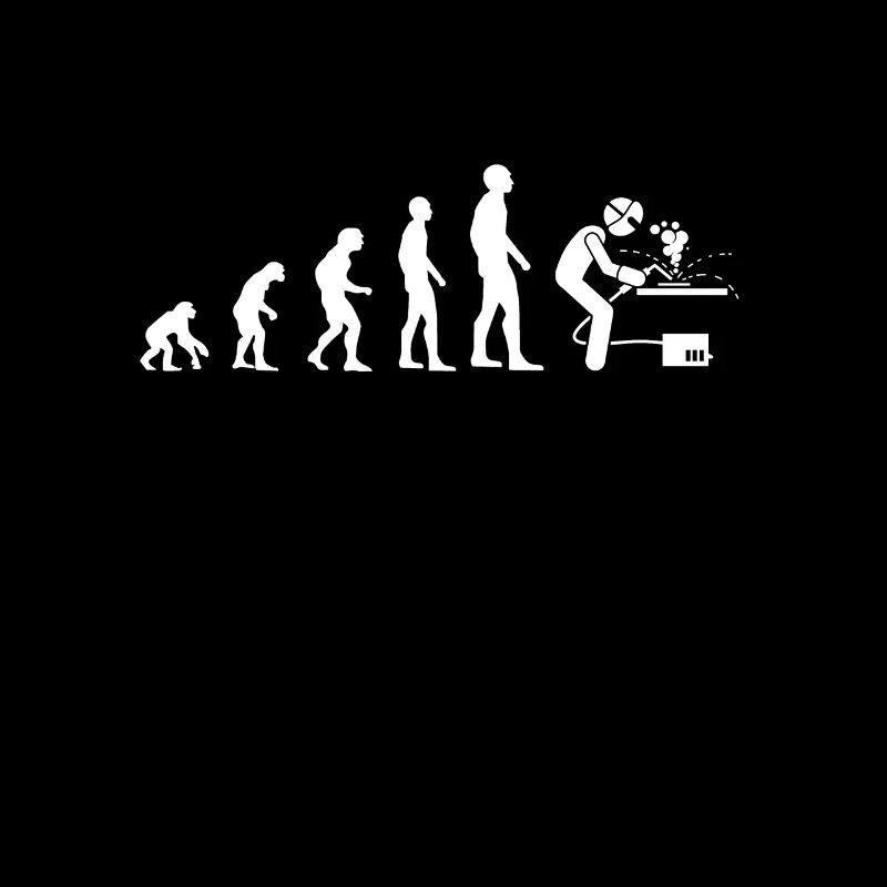 evolution schweisser humor schweissmann geschenk