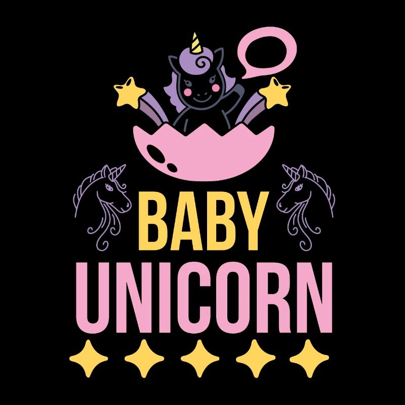 Bébé Einhorn Licorne