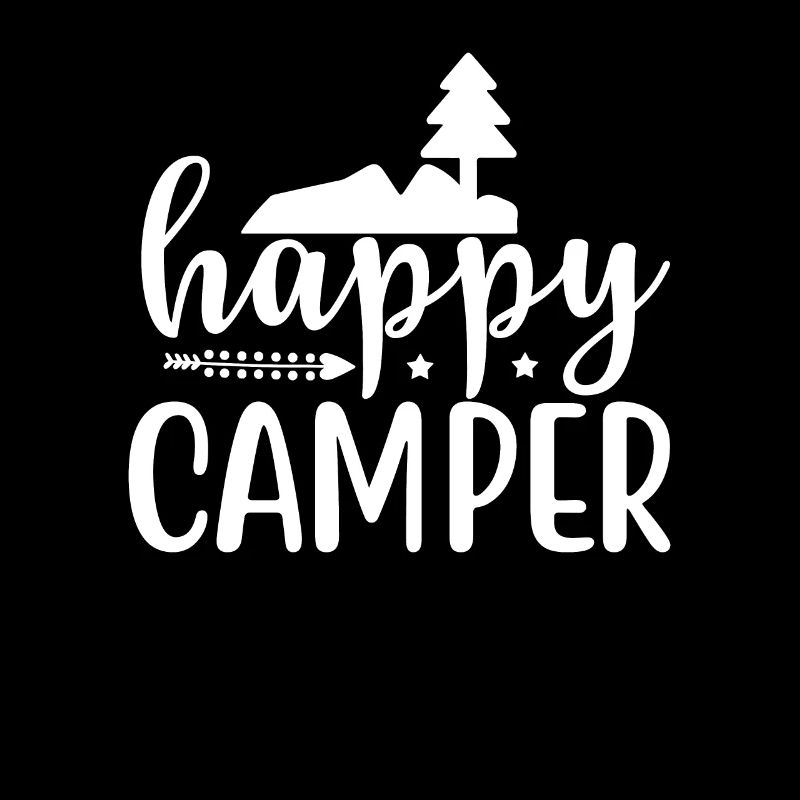 Glückliche Camper Wandershirt