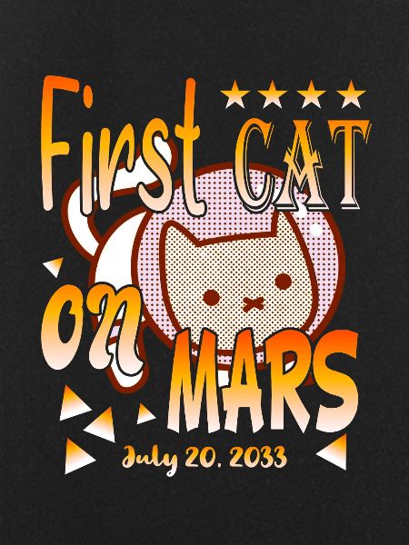 First Cat on Mars