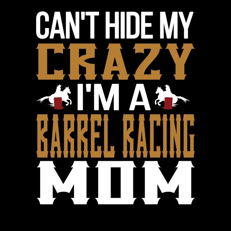 Cadeau de maman de course de baril Cadeau de maman de course de baril