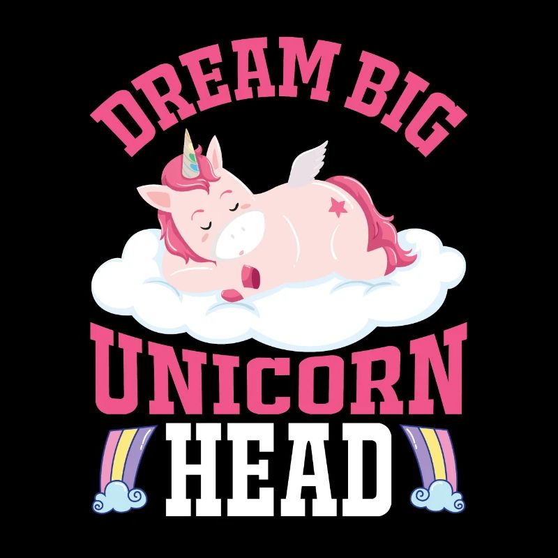 Träume groß kleines Einhorn Unicorn