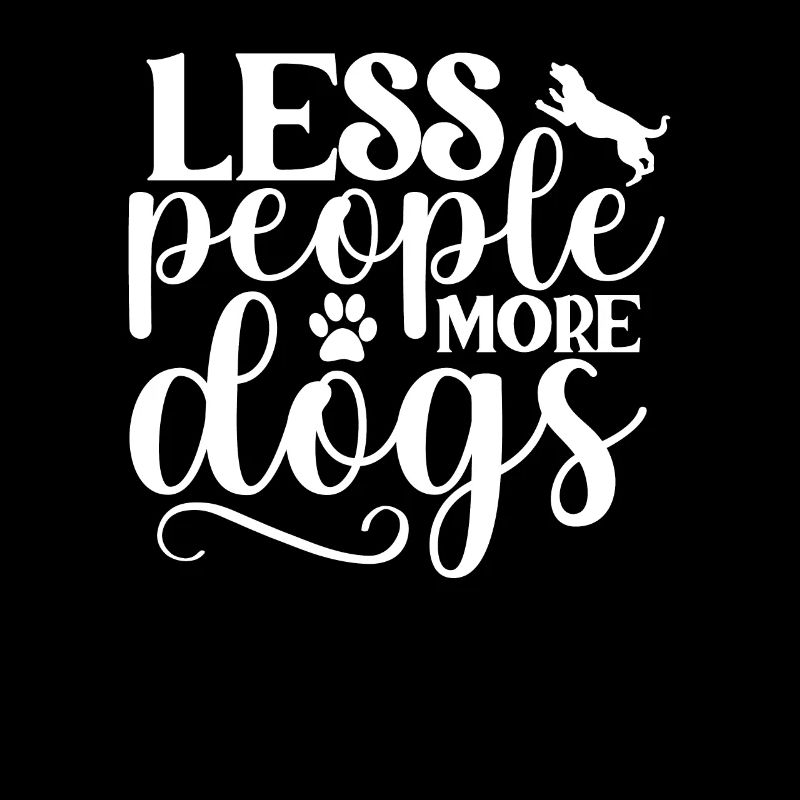 Moins de gens plus de chiens