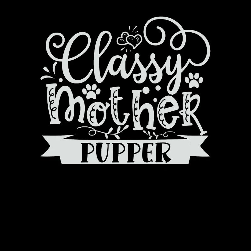 Stilvolle Welpen Mutter