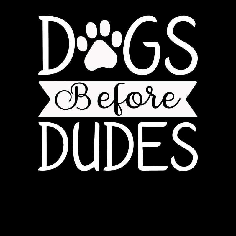 Chiens devant les gars