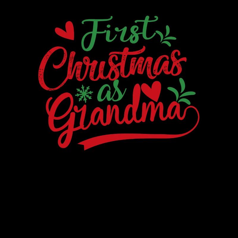First Christmas as Grandma Norwegian Pattern