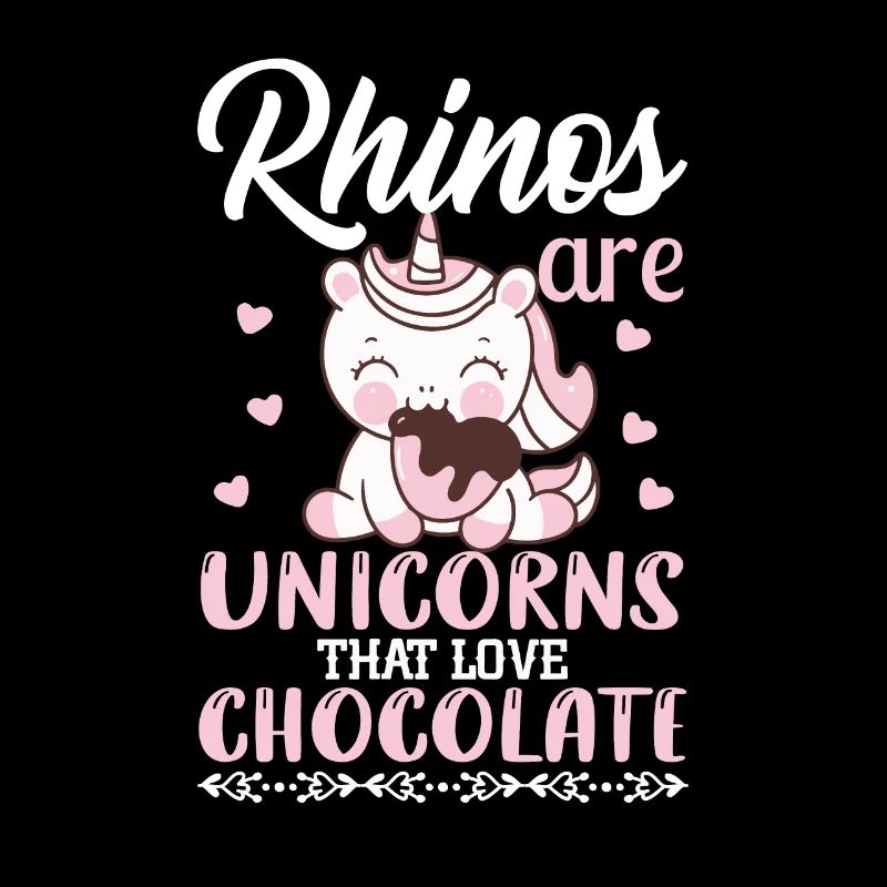 Einhörner und Schokolade Unicorn