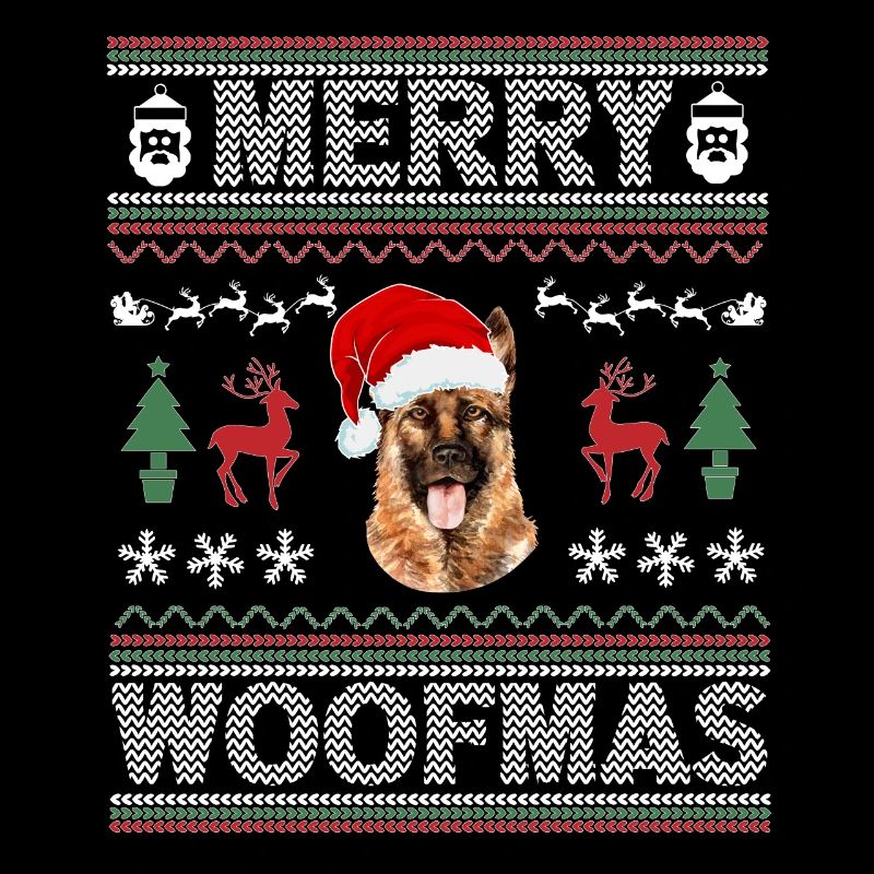 German Shepherd Ugly Christmas German Shepherd