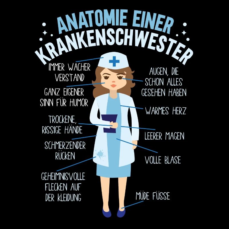 Anatomie einer Krankenschwester